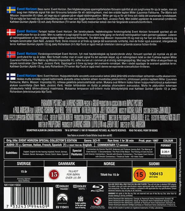 Event Horizon (Blu-ray)
