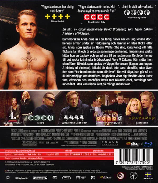 Eastern promises (Blu-ray)