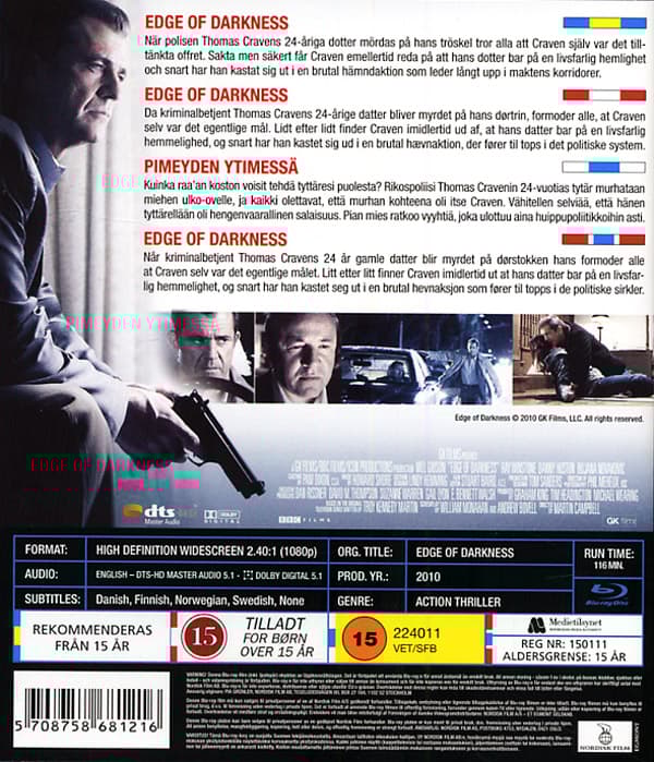 Edge of darkness (Blu-ray)