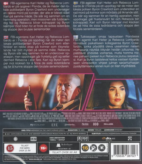 Midnight in the Switchgrass (Blu-ray)