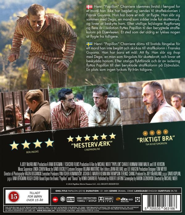 Papillon (2017) (Blu-ray)