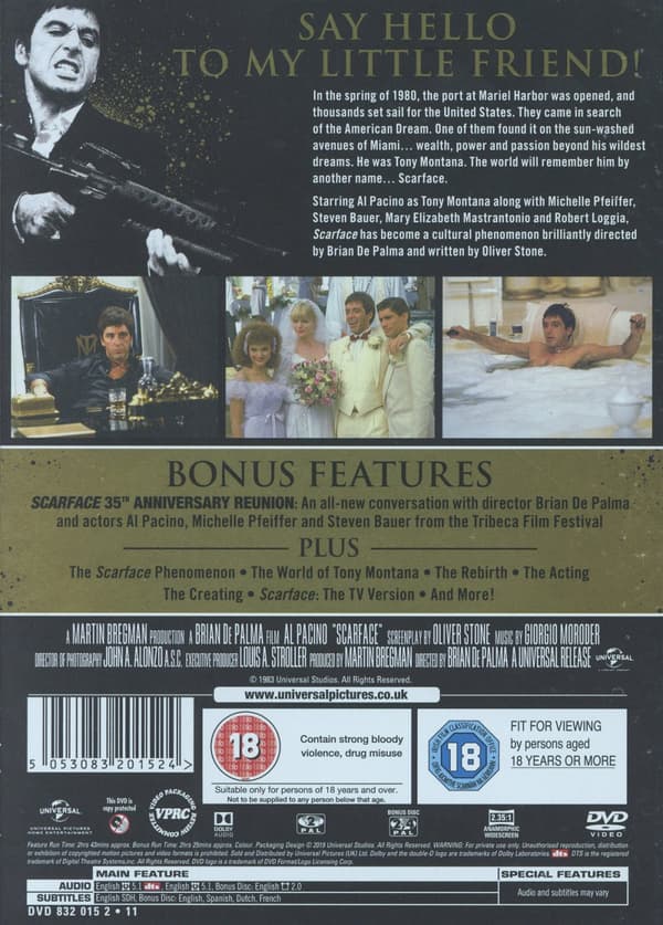Scarface / Gold edition (Ej svensk text) (2 DVD)