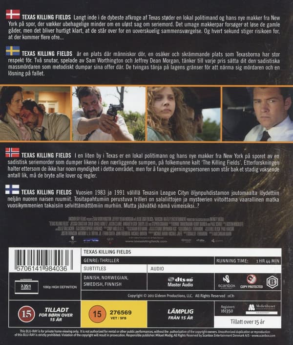Texas killing fields (Blu-ray)