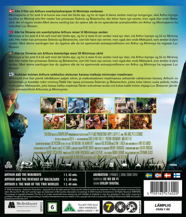 Arthur 1-3 (3 Blu-ray)