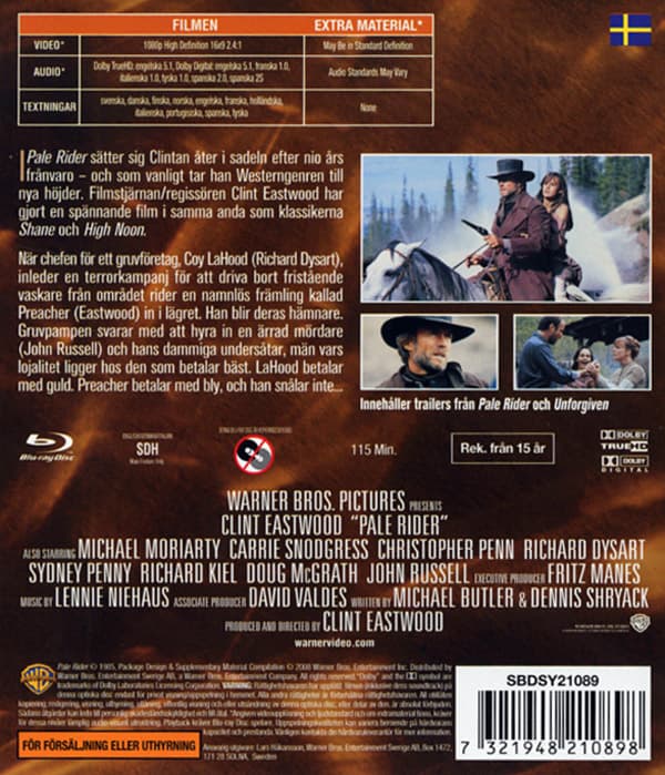 Clint Eastwood / Pale rider (Blu-ray)