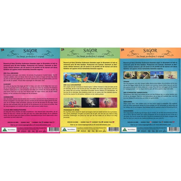 HC Andersen 10 sagor (3-Pack) (3 DVD)