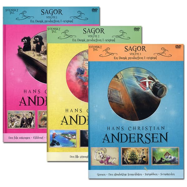 HC Andersen 10 sagor (3-Pack) (3 DVD)