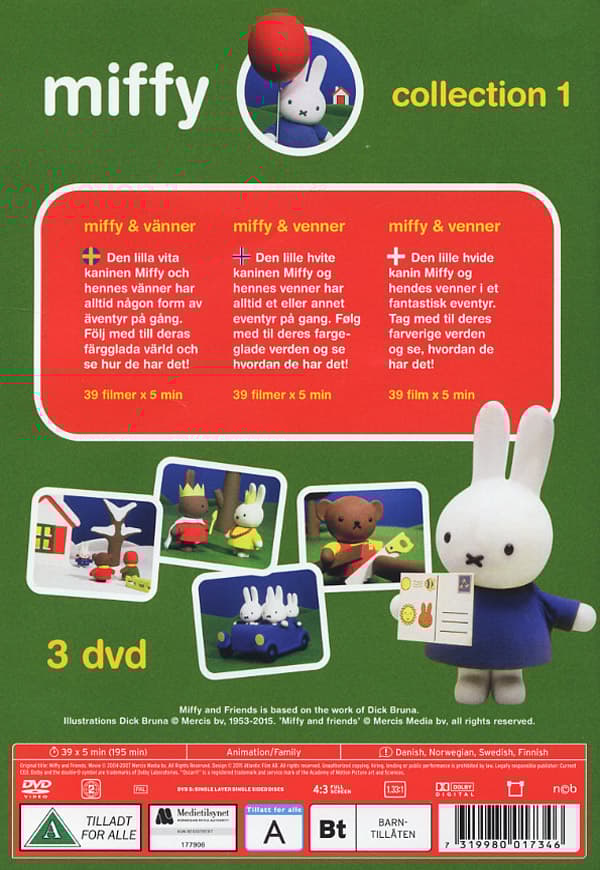 Miffy / Collection 1 (3 DVD)
