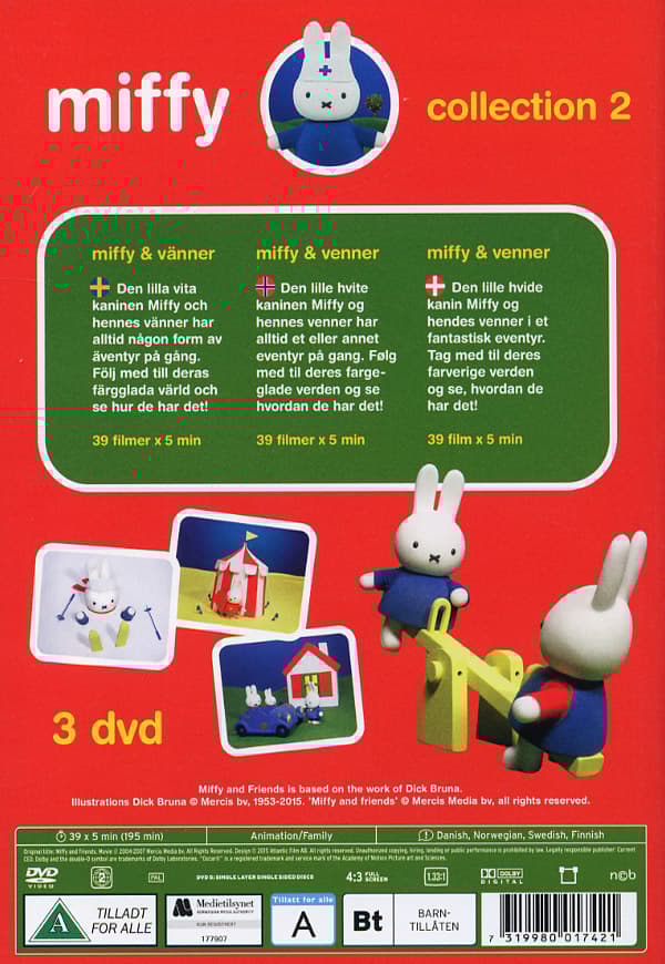 Miffy / Collection 2 (3 DVD)