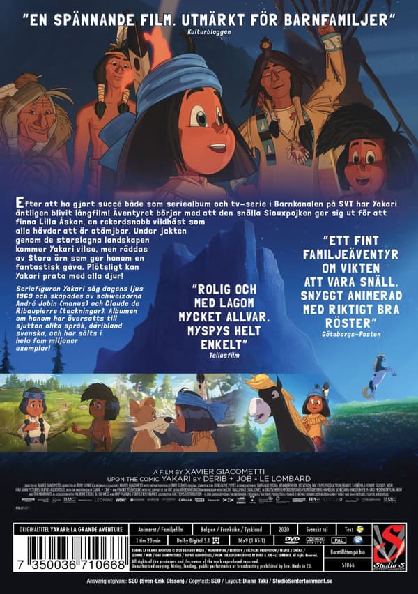 Yakari: Djurens bästa vän (DVD)