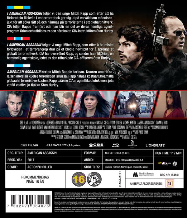 American assassin (Blu-ray)