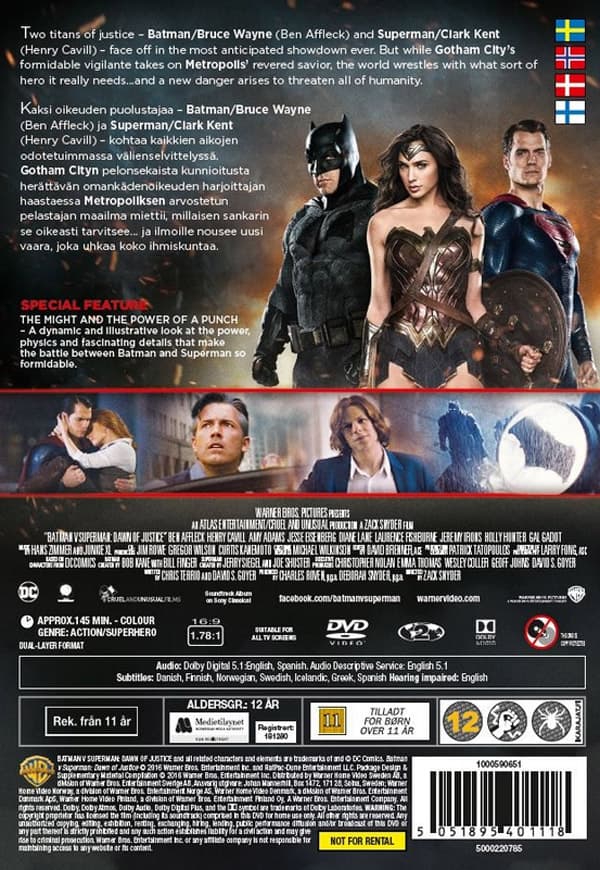 Batman V Superman / Dawn of justice (DVD)