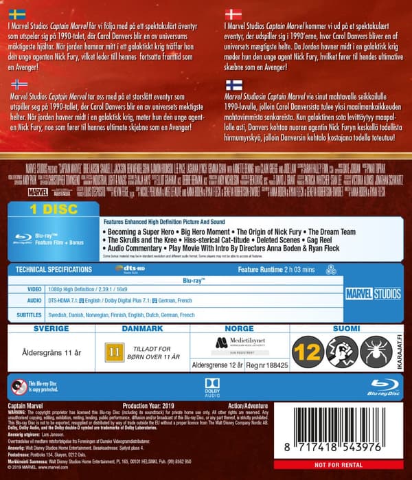 Captain Marvel (Blu-ray)