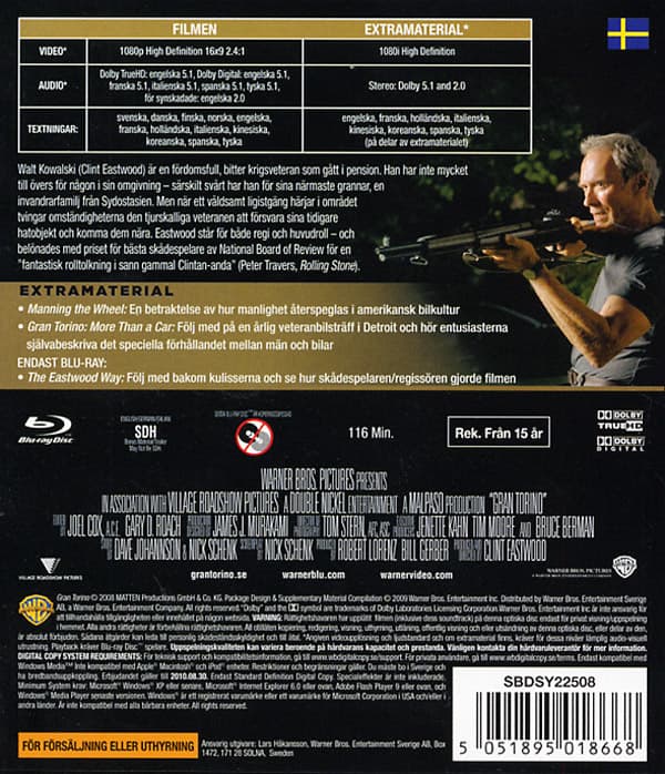 Clint Eastwood / Gran Torino (Blu-ray)