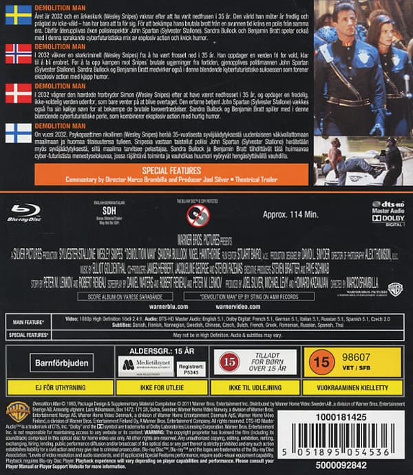 Demolition man (Blu-ray)