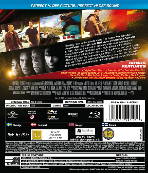 Fast & Furious 4 (Blu-ray)