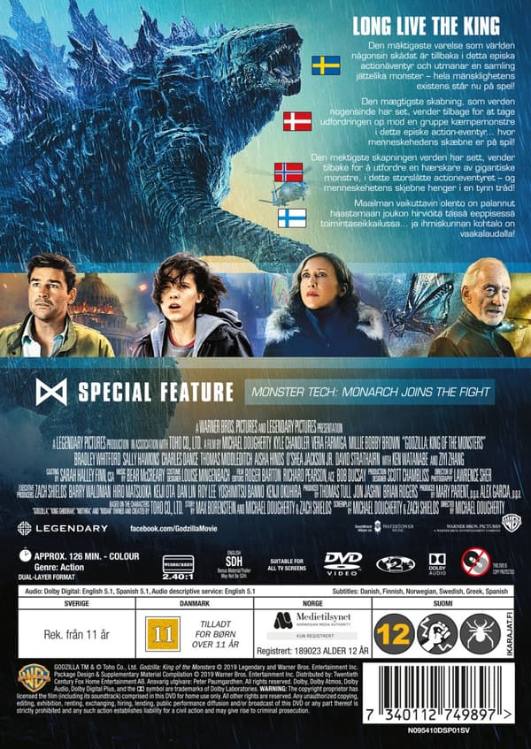 Godzilla 2 - King of the monsters (DVD)