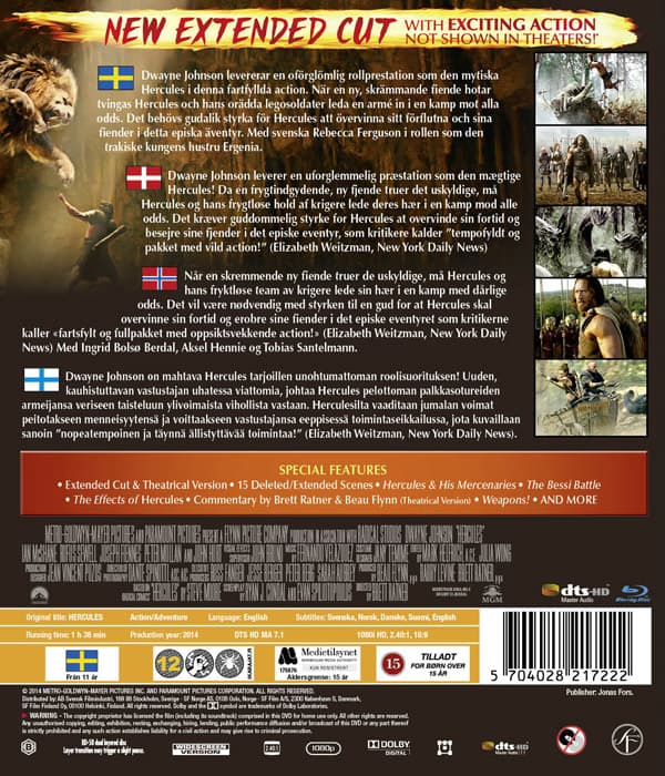 Hercules (2014) / Ext. cut (Blu-ray)