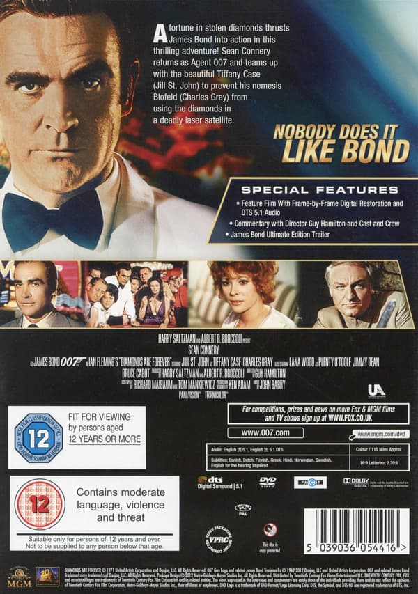 James Bond / Diamantfeber (DVD)