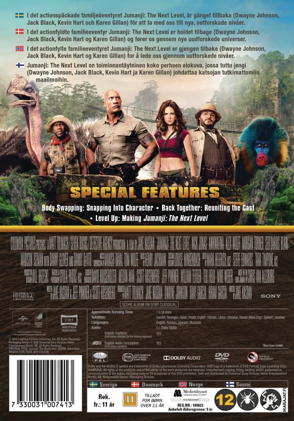 Jumanji 3 - The next level (DVD)