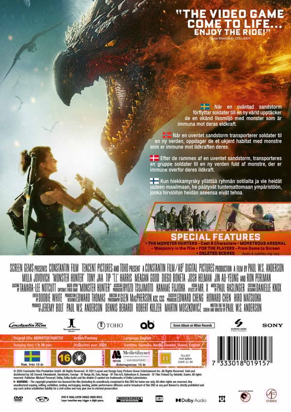 Monster Hunter (DVD)