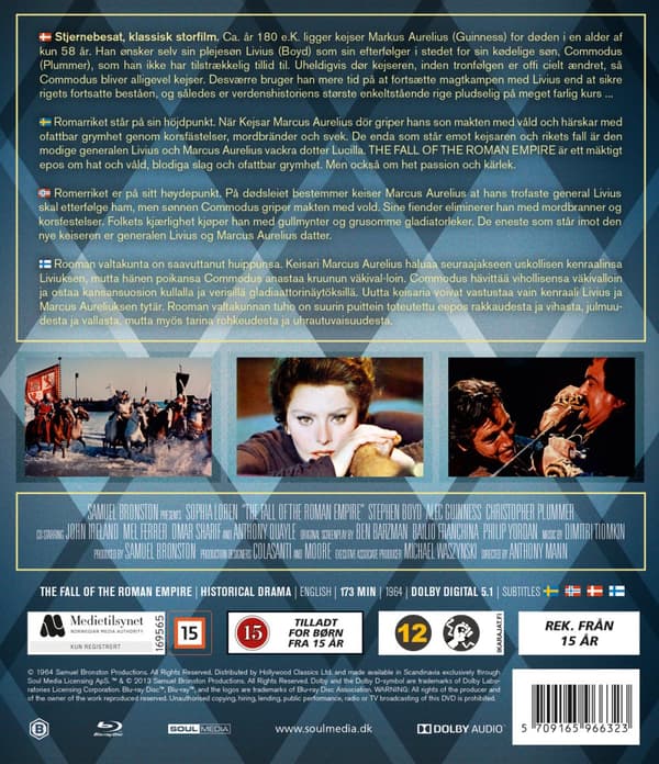 Romarrikets fall (Blu-ray)