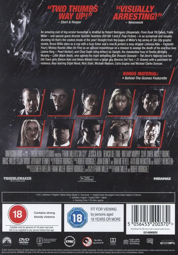 Sin city (Ej svensk text) (DVD)