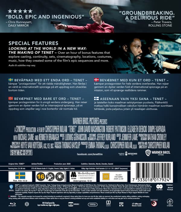 Tenet (Blu-ray)
