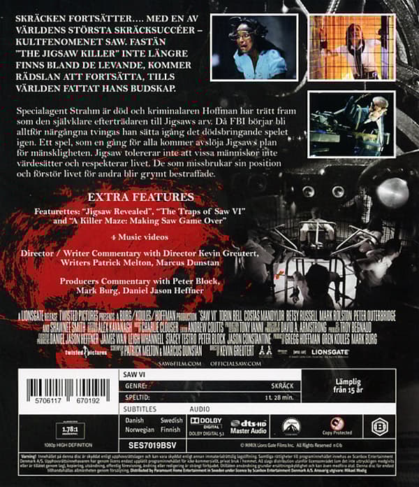 Saw 6 / Director's cut (Blu-ray)