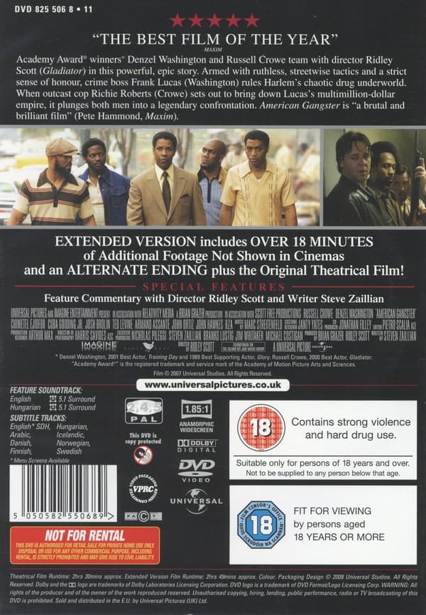 American gangster (DVD)