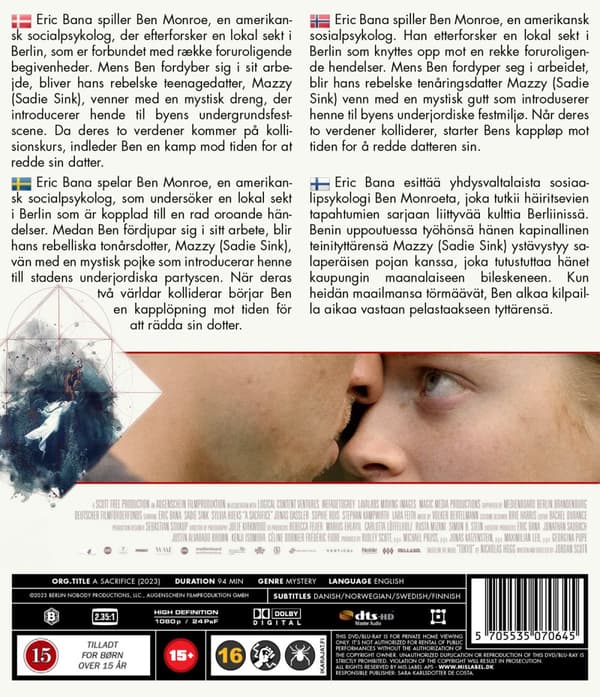 A Sacrifice (Blu-ray)