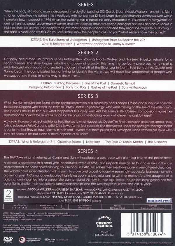 Saknad aldrig glömd/Säsong 1-4 (Ej sv text) (8 DVD)