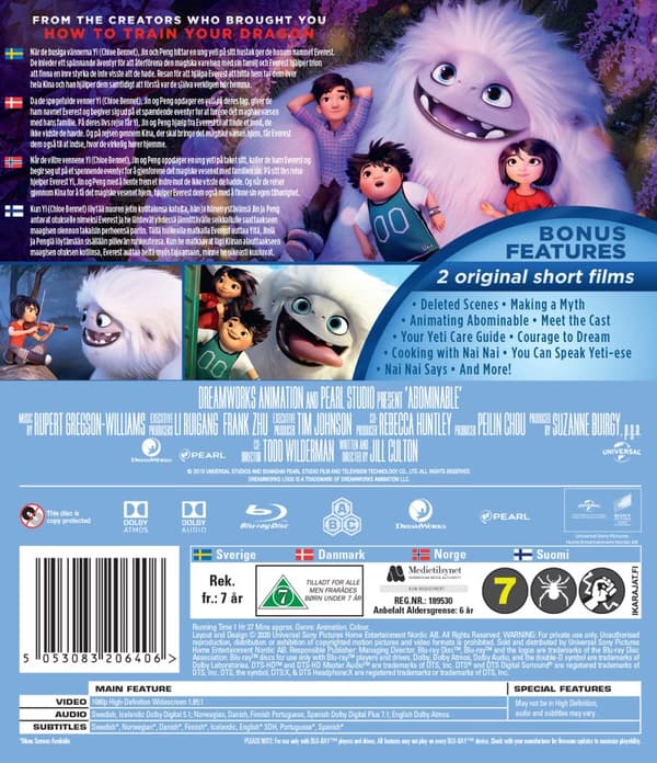 Den förfärliga snömannen (Blu-ray)