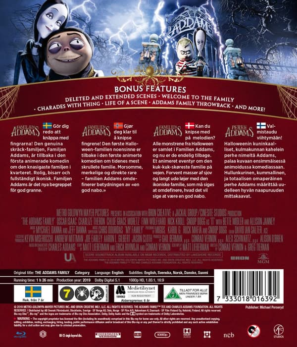 Familjen Addams (Blu-ray)