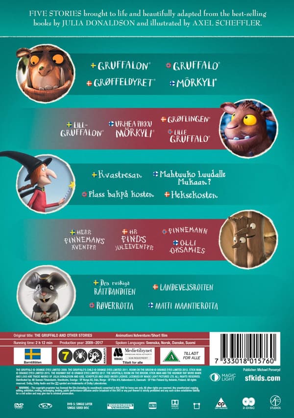 Gruffalo and other stories (Filmbox) (2 DVD)