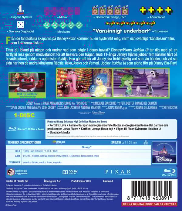 Insidan ut 1 (Blu-ray)
