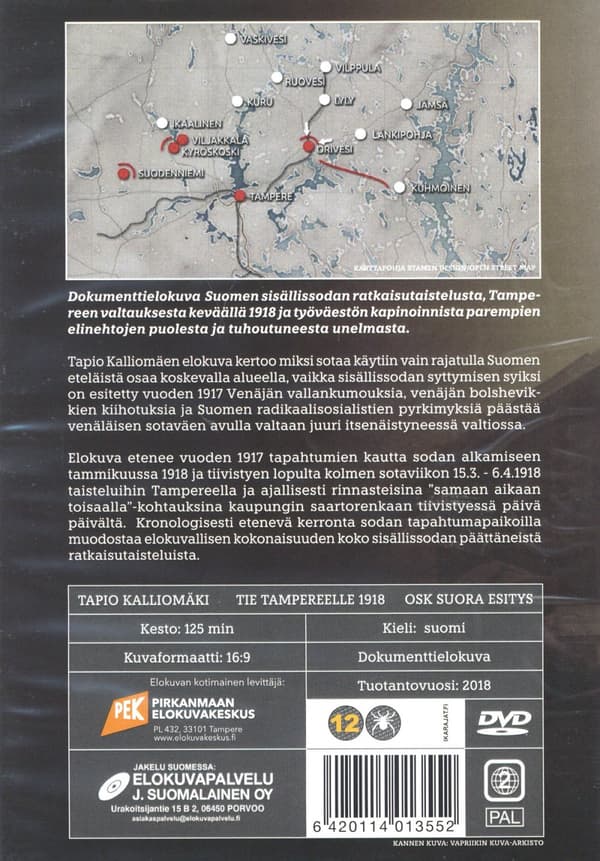 Slaget om Tammerfors 1918 (Ej textad) (DVD)