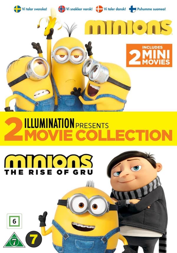 Minioner 1+2 (2 DVD)