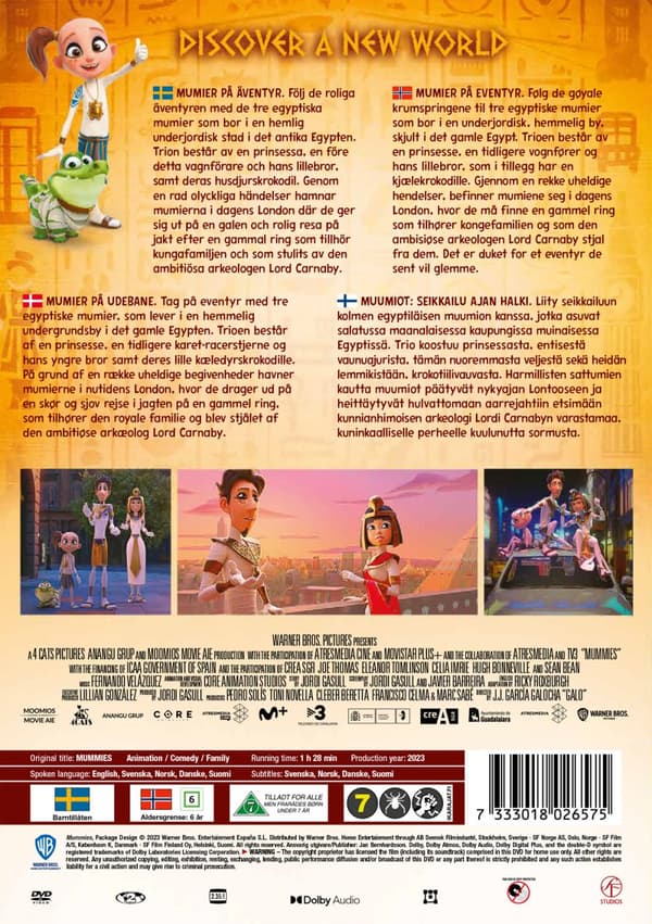Mumier på äventyr (DVD)