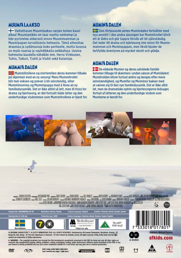 Mumindalen / Säsong 2 (2 DVD)
