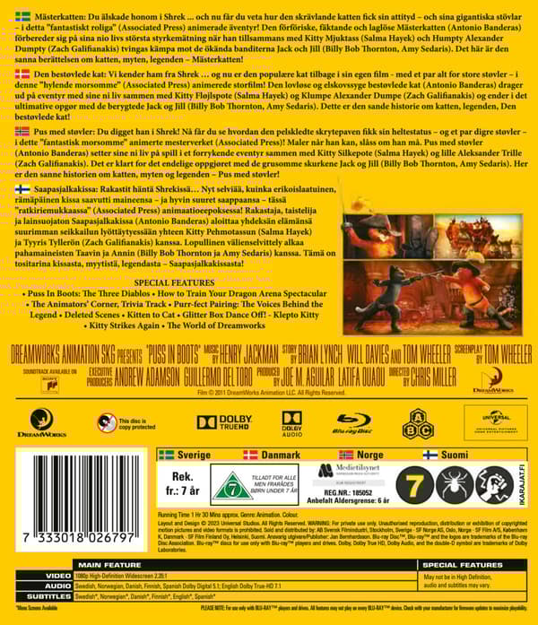 Mästerkatten 1 (Blu-ray)