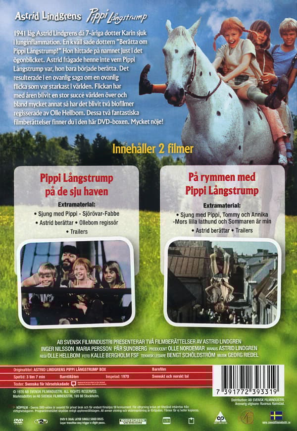 Pippi Långstrump / Box (2 DVD)
