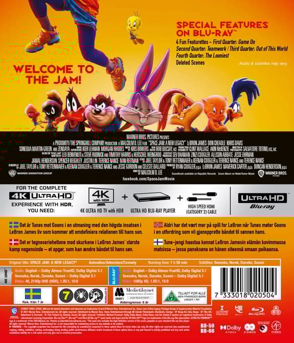 Space Jam - A new legacy (4K Ultra HD + Blu-ray)