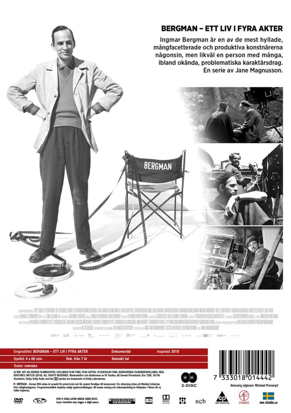 Ingmar Bergman / Ett liv i fyra akter(TV-serien) (2 DVD)