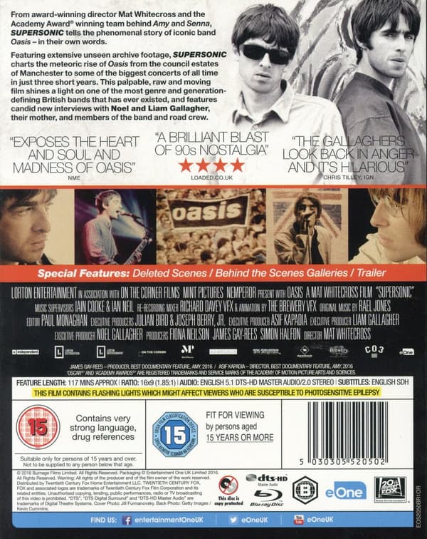 Oasis: Supersonic (Blu-ray)