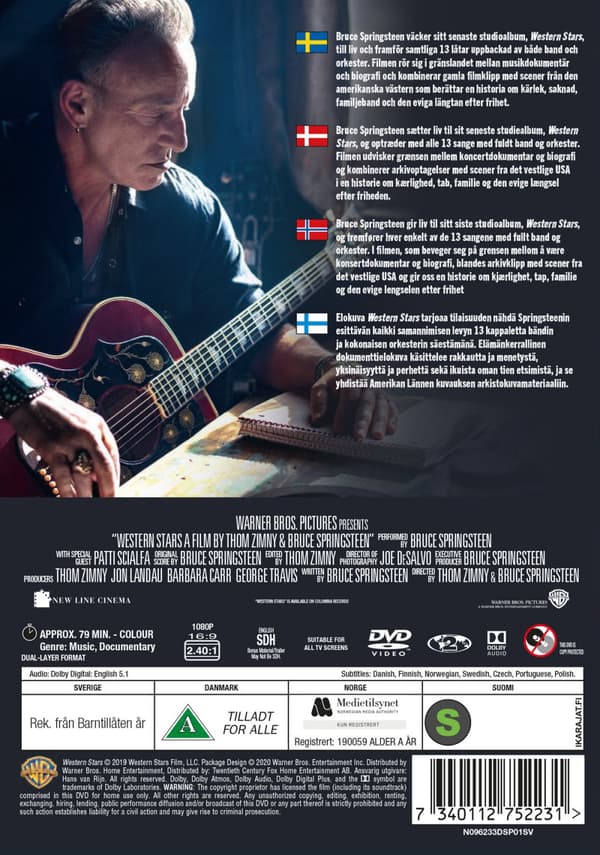 Springsteen Bruce: Western stars (DVD)