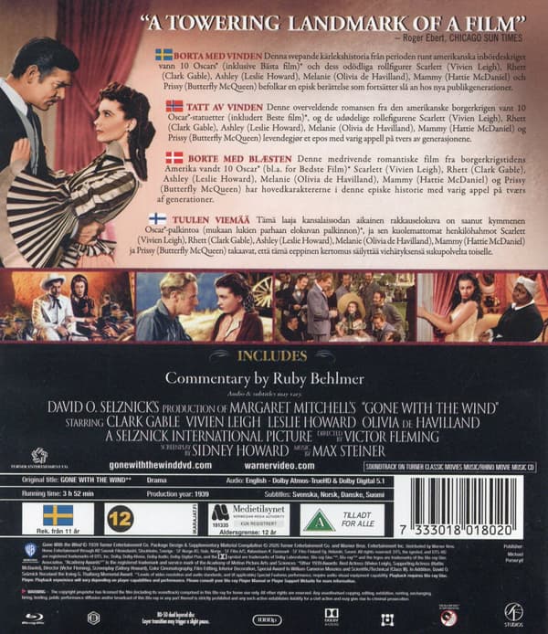 Borta med vinden (Blu-ray)