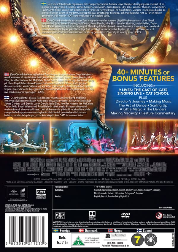 Cats (2019) (DVD)
