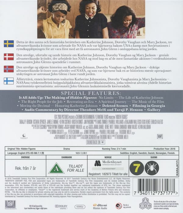 Dolda tillgångar (Blu-ray)