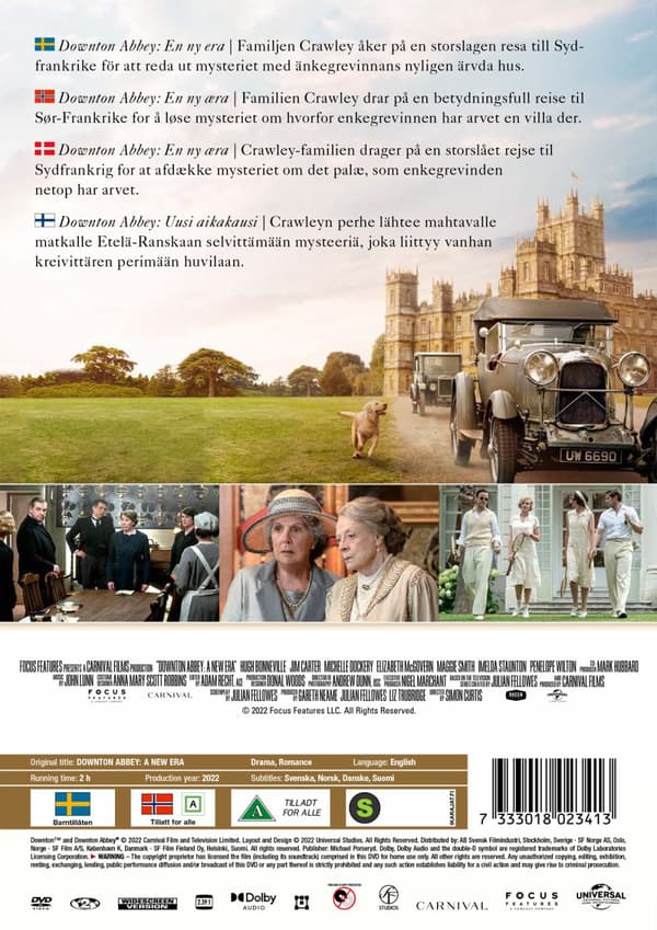 Downton Abbey 2 - Filmen (DVD)